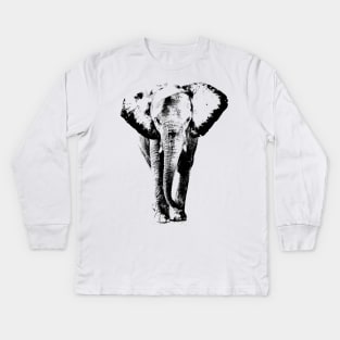 elephant Kids Long Sleeve T-Shirt